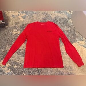 Men’s red long sleeve  shirt